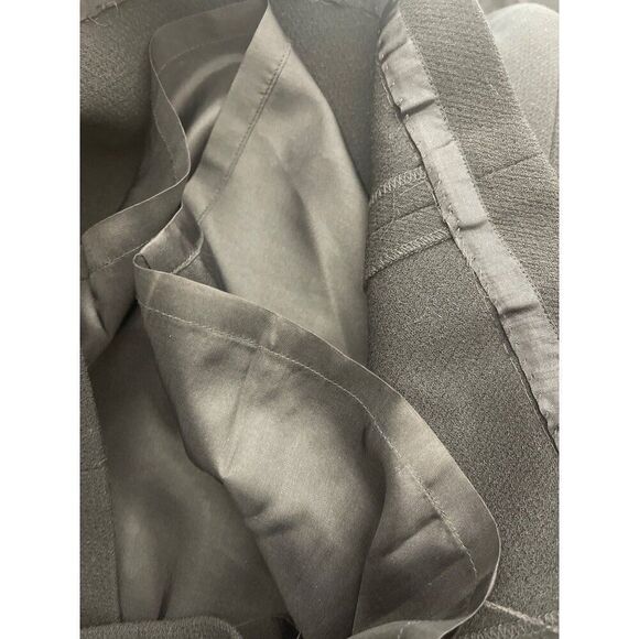 Ann Taylor Women Black Sleeveless Wool Embroidery Trim Sheath Dress Size 6 - Picture 8 of 10